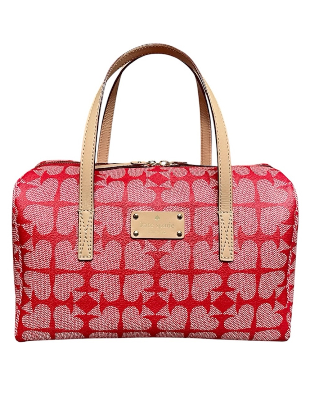 Kate Spade Kaleigh Ace of Spades Bowling Bag Satchel